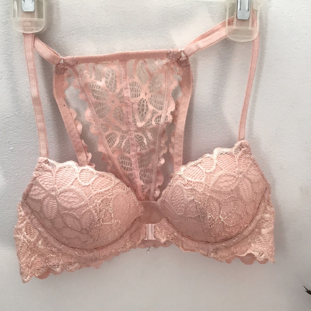 Pink n sparkle bralette
